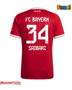 Bayern Munich Ismael Saibari #34 Tricou Fotbal Replică 2026-27 Femei Acasa
